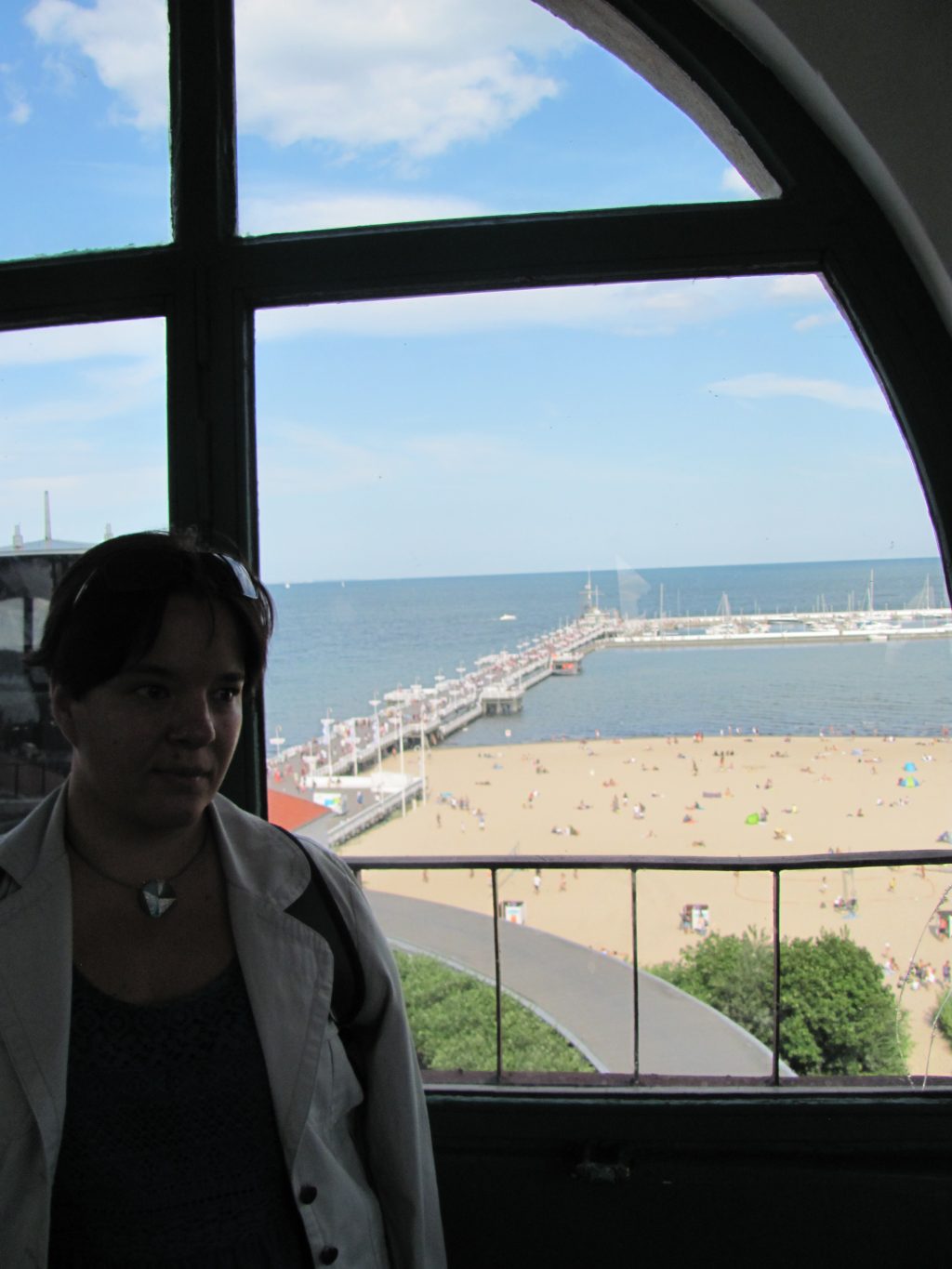 Panorama z Latarni Morskiej (Sopot/Pomorze; Polska)