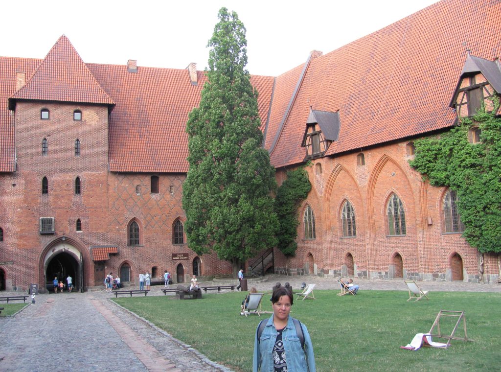 Dziedziniec - Zamek Krzyżacki (Malbork/Pomorze; Polska)