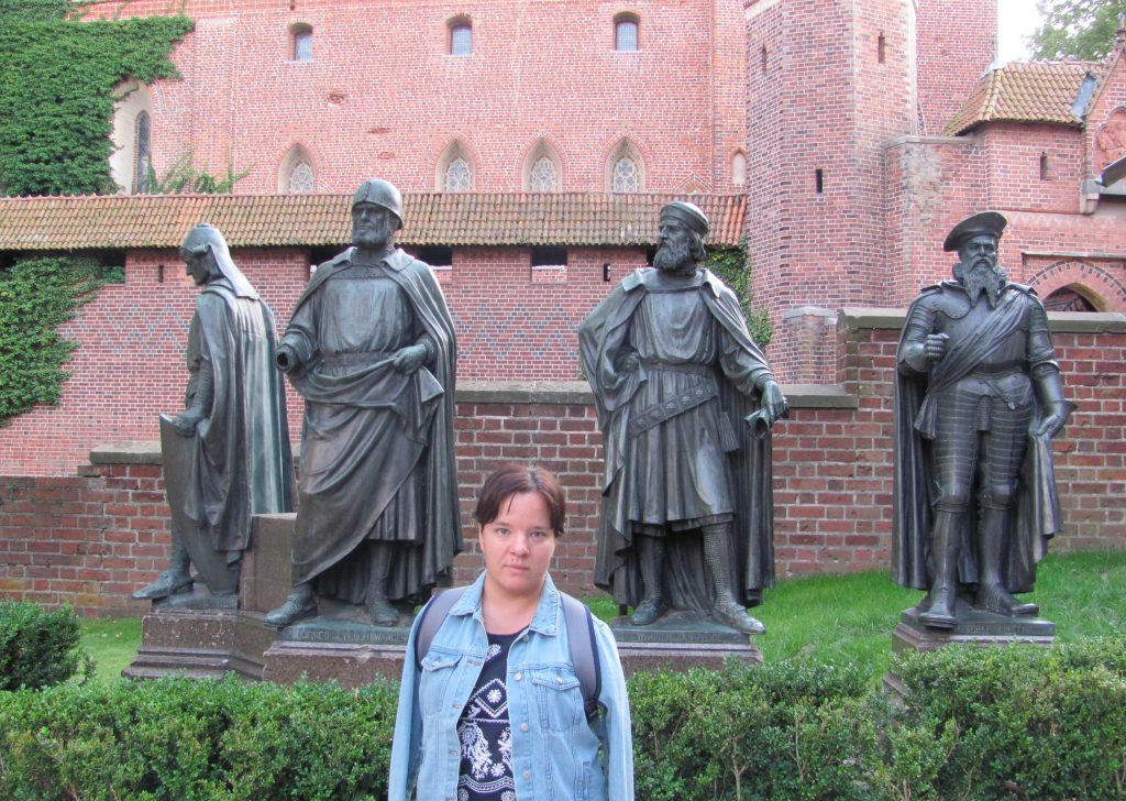 Figury Wielkich Mistrzów - Zamek Krzyżacki (Malbork/Pomorze; Polska)