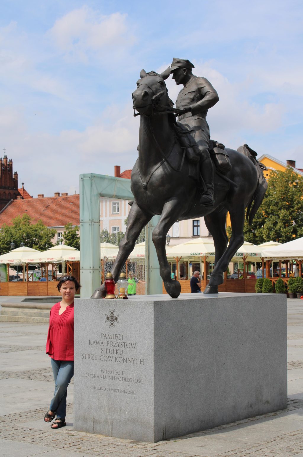 Pomnik Pamięci Kawalerzystów 8 Pułku Strzelców Konnych (Chełmno/Kujawy; Polska)