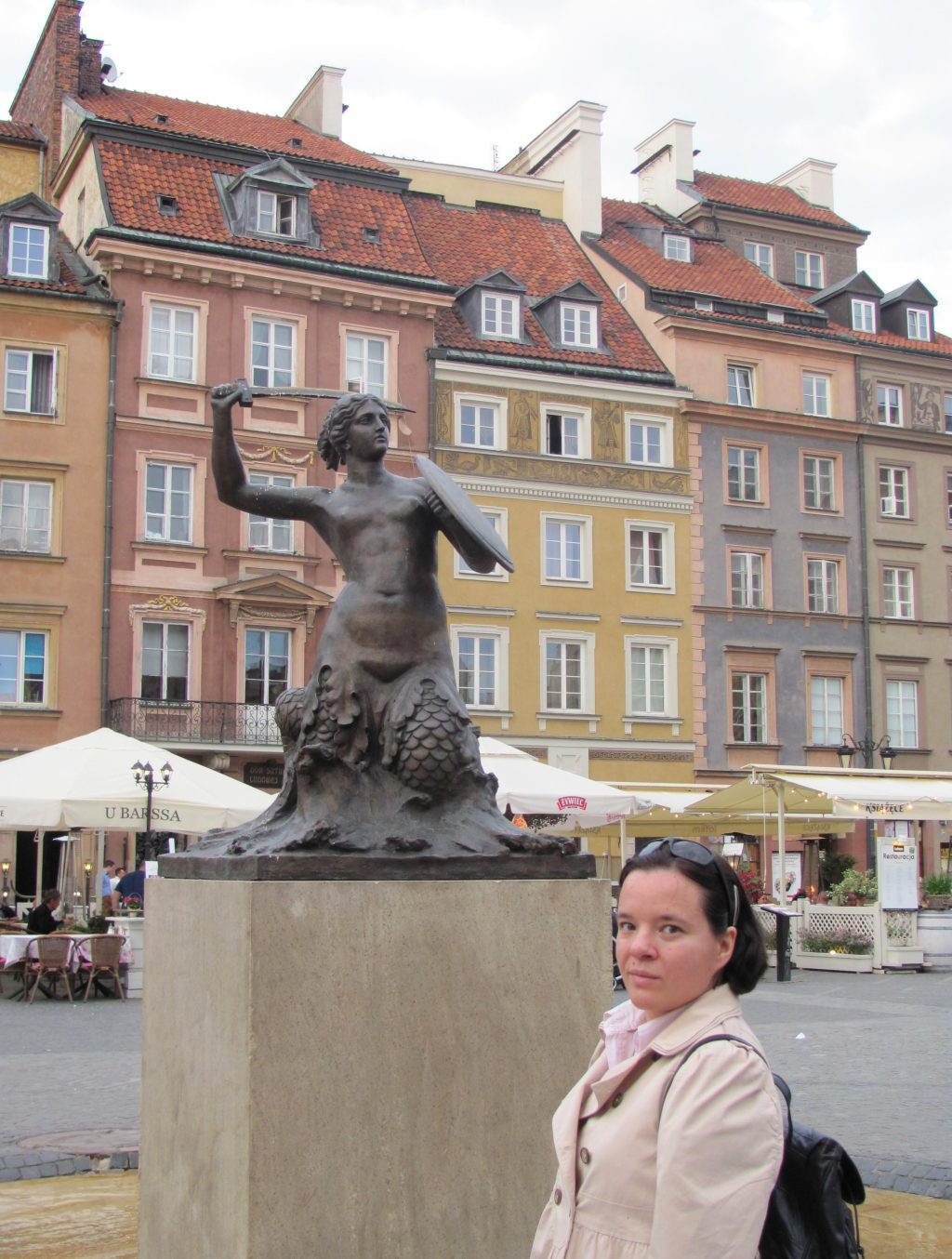 Pomnik Syrenki Warszawskiej (Warszawa/Mazowsze; Polska)