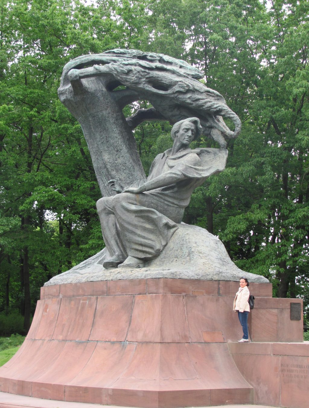 Pomnik Fryderyka Chopina (Wawszawa/Mazowsze; Polska)