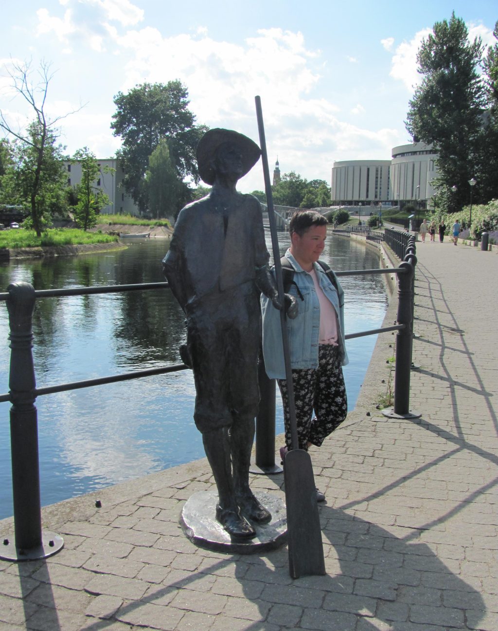 Rzeźba Flisaka (Bydgoszcz/Kujawy; Polska)