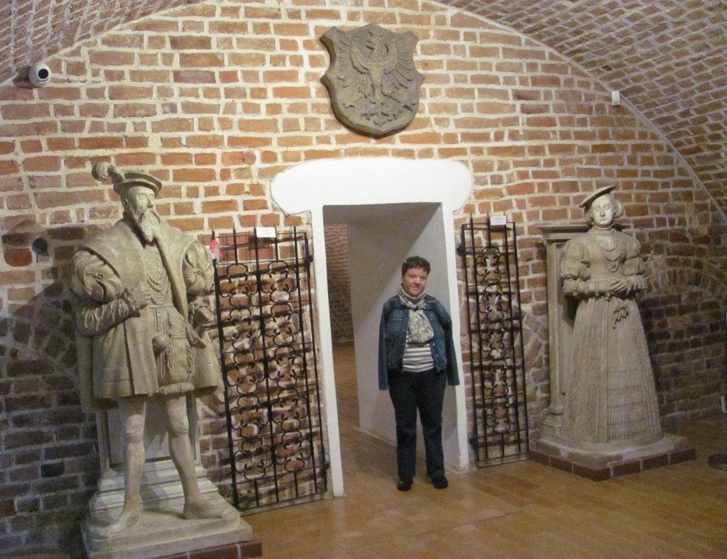 Figury Księcia Jerzego II i jego małżonki Barbary - Zamek Piastów Śląskich (Brzeg/Opolszczyzna; Polska)